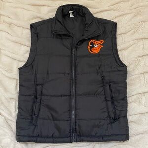 NWOT Baltimore Orioles MLB Elevin unisex puffer vest Sz M
